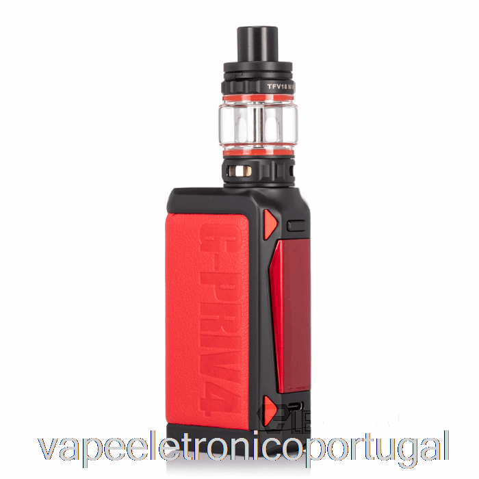 Vape Eletrônico Smok G-priv 4 230w Starter Kit Vermelho